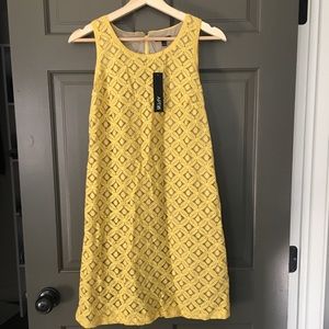 Apt 9 mustard yellow shift dress